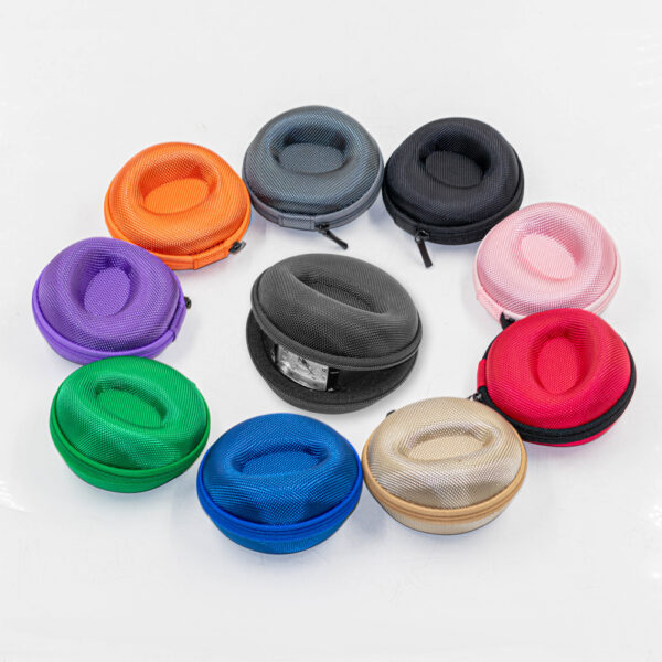 Travel Watch Case, Single Watch Box W/Zipper for Storage,Round and Portable, Fits Wristwatches Smart Watches up to 50mm