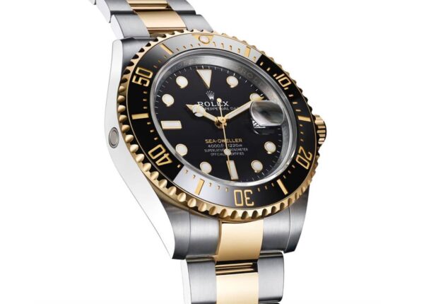 Rolex Sea-Dweller Two Tone Black Dial 126603-0001 Oyster Replica — изображение 4