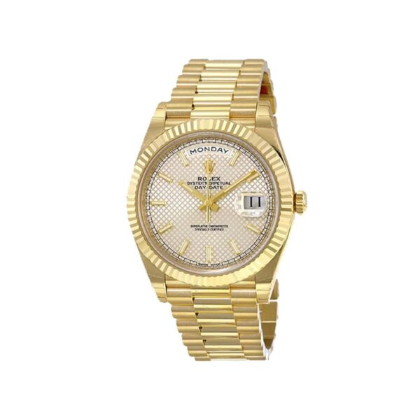 Rolex Diogonal Silver Replica — изображение 2