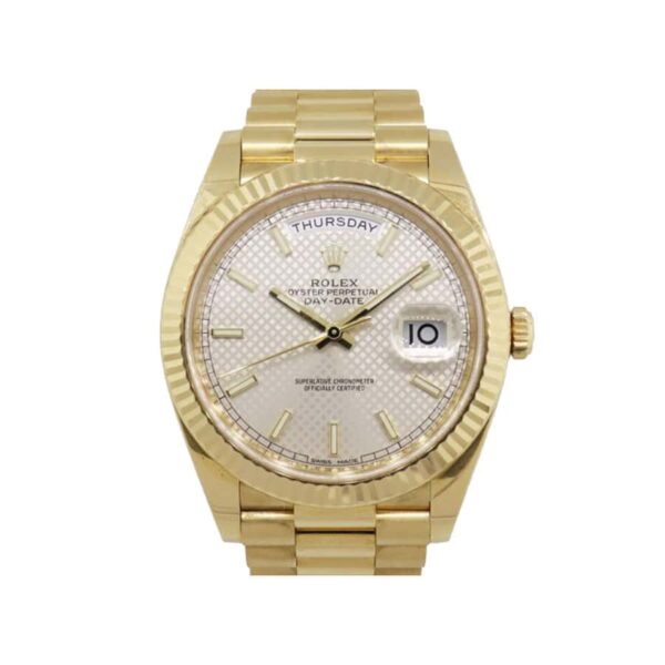 Rolex Diogonal Silver Replica — изображение 3