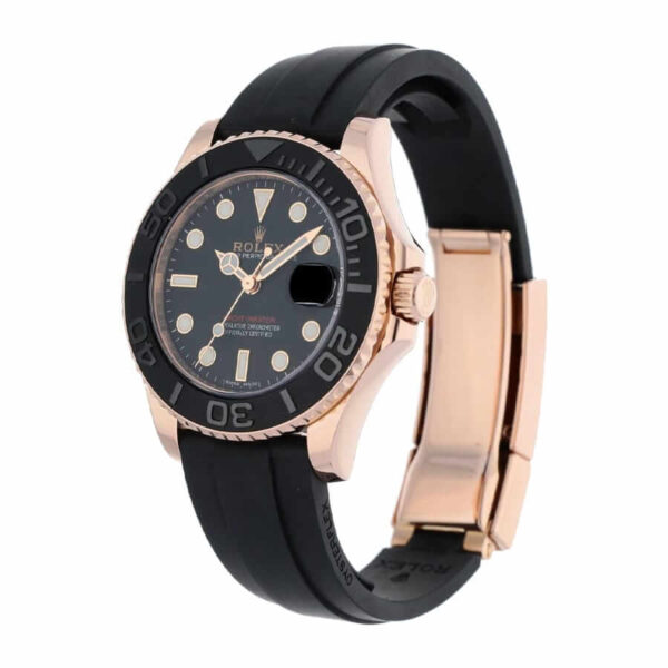 Rolex Yacht-Master 40 116655 SATS Rose Gold Automatic Rubber Black Dial Replica — изображение 3
